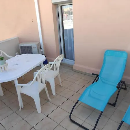 Studio Le Soleil Terrasse, Wifi, Clim, Piscine 아그