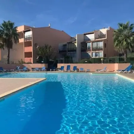 아파트 Studio Le Soleil Terrasse, Wifi, Clim, Piscine 아그